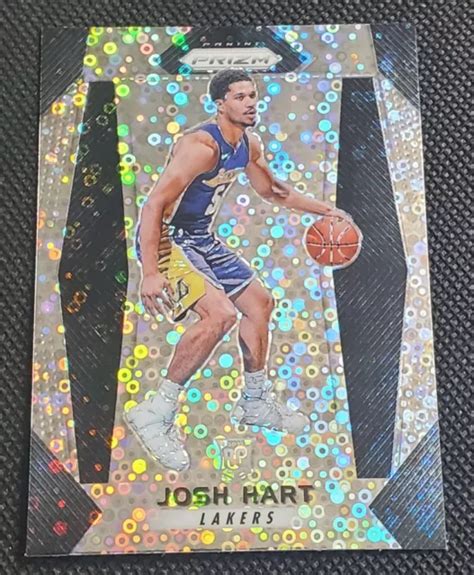 2017 18 PANINI PRIZM Fast Break Disco Josh Hart RC Recrue 282 Lakers