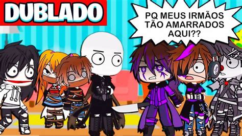 FAMÍLIA AFTON CONHECE AS CREEPYPASTA FNAF MINI FILME GACHA CLUB