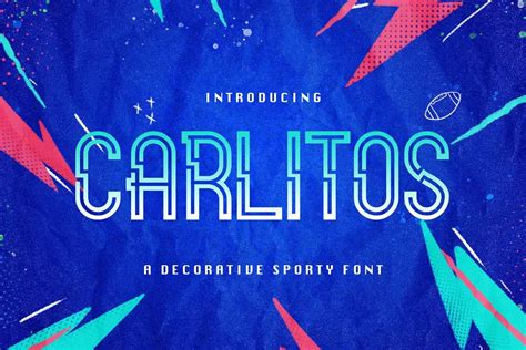 Carlitos Decorative Sporty Font Dafont File