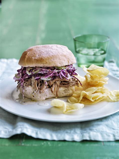 Zesty Pork And Slaw Sandwiches Recipe