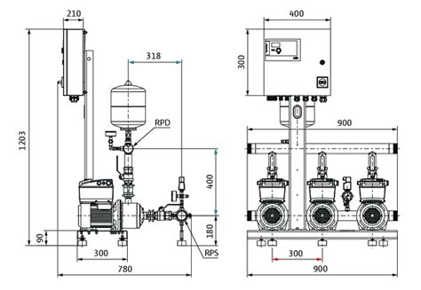 Comfort Vario COR 3MHIE403EM ECe 1 230 V 50 60 Hz Wilo