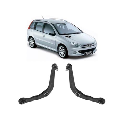 2 Bandejas Completa Dianteira Peugeot 206 Sw 2006 2007 2008 Submarino