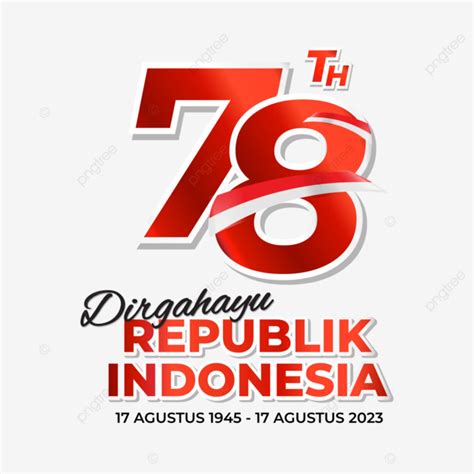 Official Logo Of The 78th Anniversary Of The Independence Of The Republic Of Indonesia 2023