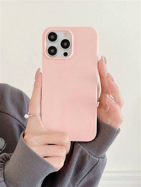 Basic Phone Cases Simple Solid Color Phone Case Jelly Color Soft Shell