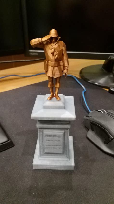 3D printed Rick May statue. For the one and only... : r/tf2