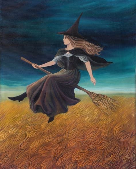 Barley Witch Victorian Pagan Goddess Art Print By Emilybalivet