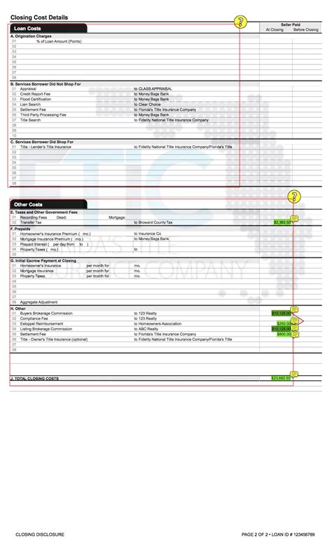 How To Read Sellers Closing Disclosure Ie Sellers Closing Costs