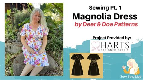 Sewing Pt 1 Magnolia Dress By Deer And Doe Patterns YouTube