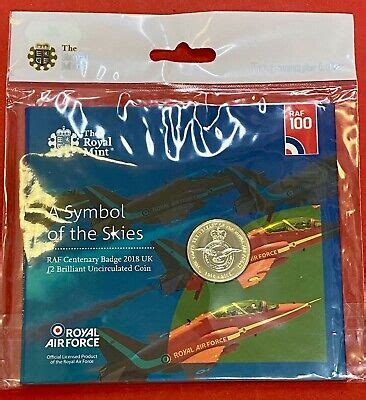 Royal Mint Raf Centenary Badge Coin A Symbol Of The Skies Ebay