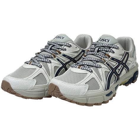 Купить кроссовки Asics Gel-Kahana 8 White Navy Белые с синим с ...