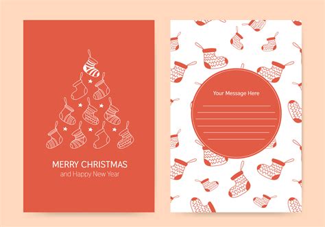 Christmas Greeting Card Template 11432597 Vector Art at Vecteezy