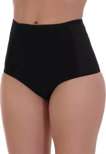 Kit 5 Calcinha Cinta Modeladora Zero Barriga Alta Qualidade