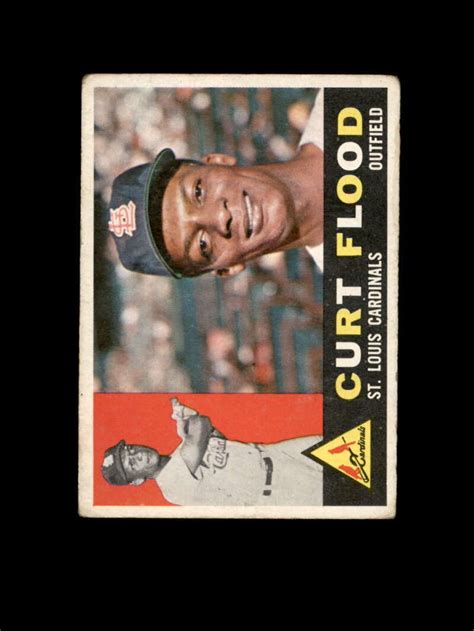 1960 Topps Baseball 275 Curt Flood STARX 2 5 G VG LS809435 EBay