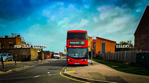 Frv London Bus Route Walthamstow Central Debden Youtube