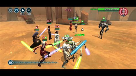 Swgoh V Padme Vs Gg With Bb And Nute Youtube