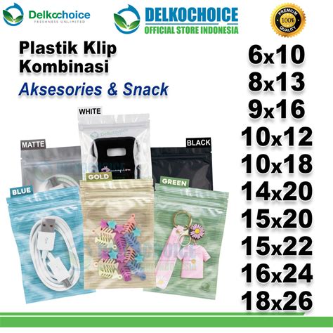 Jual Plastik Klip Ziplock Bag Varian Aksesoris Plastik Kemasan Makanan