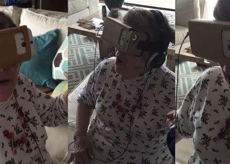 Реакция 88-летней бабушки на очки виртуальной реальности стала хитом ...