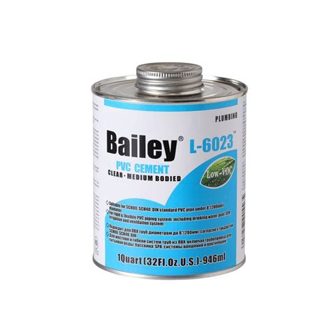 Клей для труб ПВХ Bailey L-6023 118мл купить с доставкой: Киев, Украина