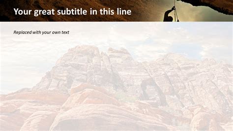 Free Powerpoint Backgrounds Rock Climbing