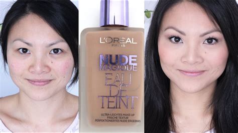 Review Loreal Nude Magique Eau De Teint Demo YouTube