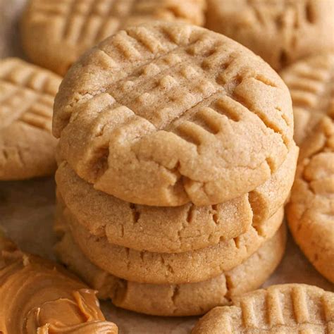 Chewy Peanut Butter Cookies Recipe