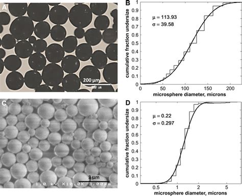 Plga Particles Characterization Imaging And Size Distribution A