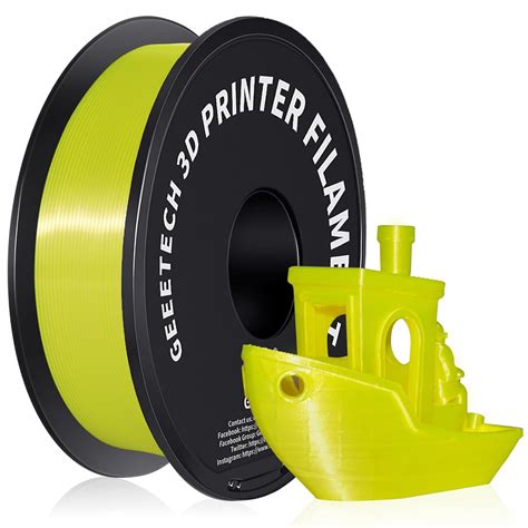 Geeetech Silk Metallic Yellow Pla D Printing Deals