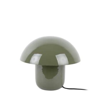 Lampe Poser Fat Mushroom H Cm En M Tal Vert Fat Mushroom Mini