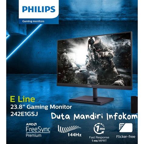 Jual Philips 242E1GSJ 24 Inch FHD 144Hz 1ms Freesync Hdmi Dp Gaming