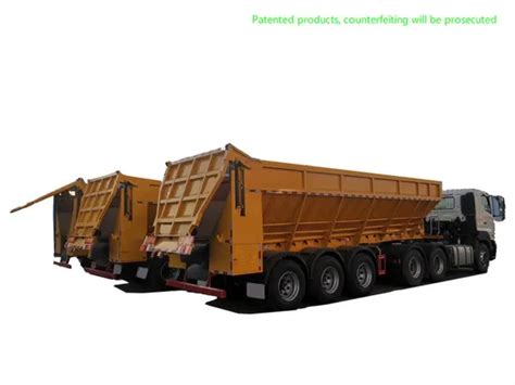 50 Tons Self-unloading trailers Silage Semi-Trailers Walking floor trailers - Walking floor