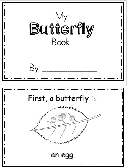 Free Butterfly Life Cycle Mini Book Made By Teachers