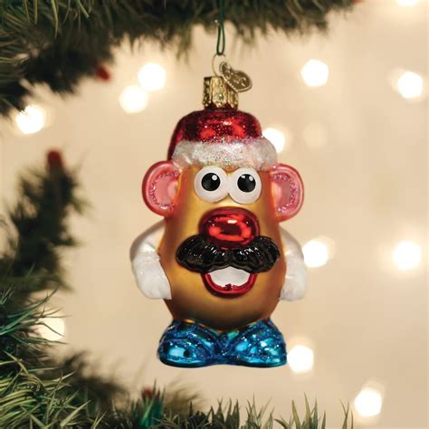 Old World Christmas Mr Potato Head Blown Glass Hanging Figurine