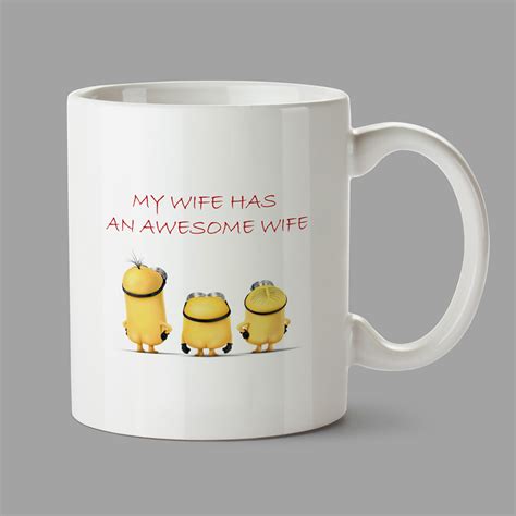 Personalised Mugs £590 My Husband Has An Awesome Husband Ts