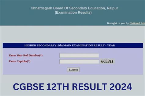 Cgbse Th Result Chhattisgarh Board Class Arts Commerce