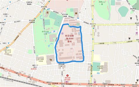 Air Self-Defense Force Fuchu Air Base Walking And Running Trail - Fuchu Shi, Japan | Pacer