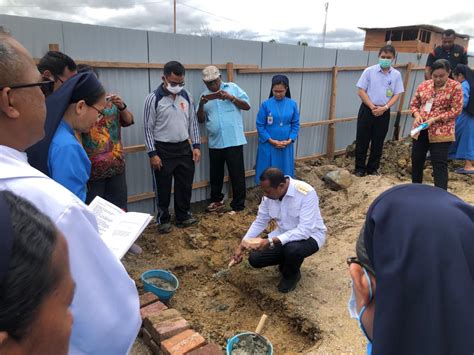 Pj Gubernur Papua Selatan Lakukan Pelatakan Batu Pertama Gedung