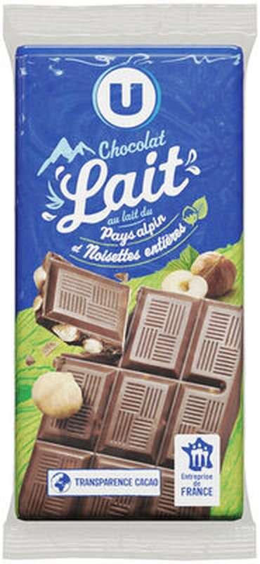 Tablettes De Chocolat Au Lait Et Noisettes U X G La Belle