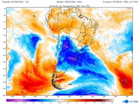 Nova Massa De Ar Polar Chega Ao Brasil Nesta Semana MetSul Meteorologia