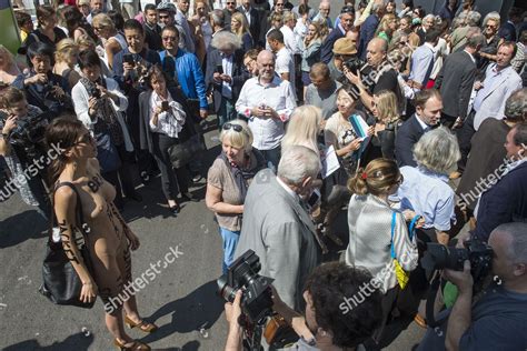 Swiss Performance Artist Milo Moire Walks Editorial Stock Photo Stock