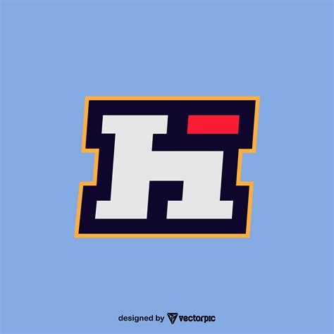 letter H logo design free vector | VECTORPIC