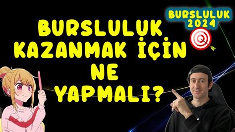 Bursluluk Sinavini Nasil Kazaniriz Youtube