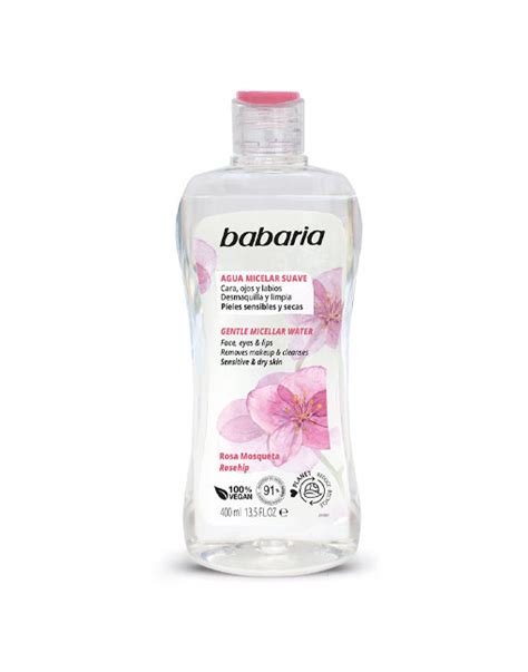 BABARIA Água Micelar Suave Rosa Mosqueta 400ml