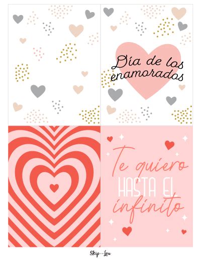 Printable Happy Valentine's Day in Spanish Cards | Skip To My Lou