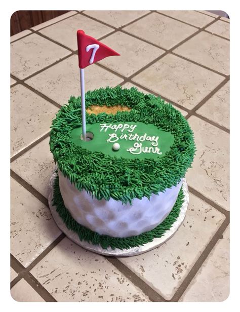 Golf ball cake :) | Golf birthday cakes, Golf cake, Cake