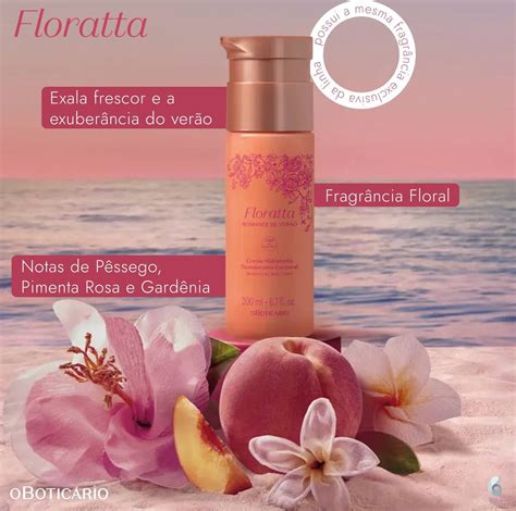 Creme Hidratante Desodorante Corporal Floratta Romance de Verão 200ml