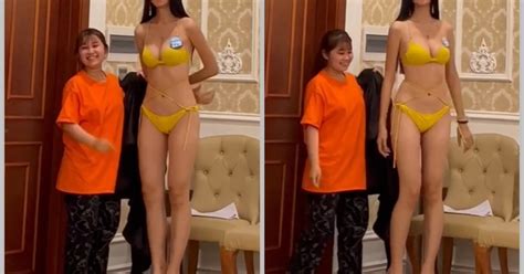 Clip Hoa H U Kh Ng Long B O Ng C Di N Bikini Khoe I Ch N D I Nh T Showbiz T G N Tri U