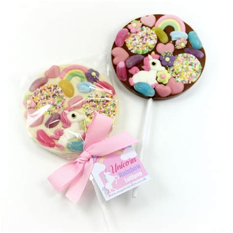 Large Unicorn Loaded Chocolate Lollipop Easter Chocolate Etsy