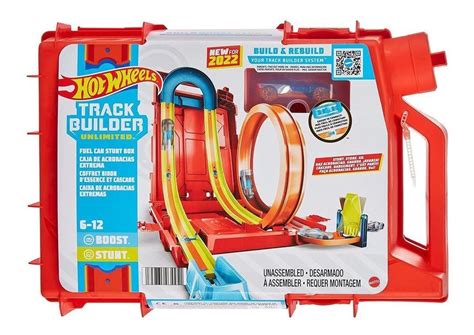 Pista Hot Wheels Fuel Can Stunt Box Acrobacias Mattel Frete grátis