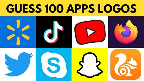 Guess The App Logo In Seconds Famous App Logos Youtube