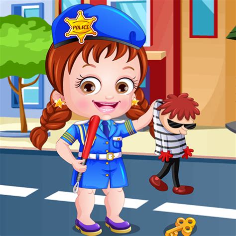 Baby Hazel Police Dress Up Play Baby Hazel Police Dress Up At